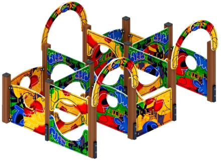 Лабиринт Кубик 2 (граффити) МФ 20.01.02-10, фото 3