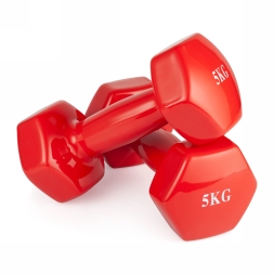 Гантель неразборная 5 кг винил, фото 2 Гантель неразборная 5 кг винил, фото 2