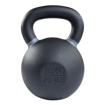 Гиря 36 кг чугунная серый кант, фото 1