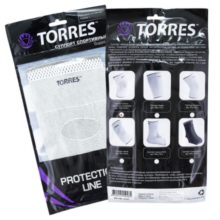 Суппорт колена &quot;TORRES &quot;, нейлон, размер XL, серый   , фото 2