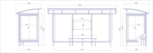 Автобусный павильон &quot;Стандарт-Л4&quot;