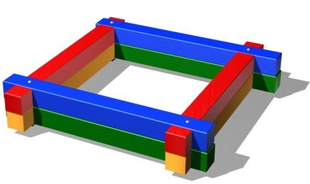 Детская песочница Городок П031 для игровой площадки, фото 1