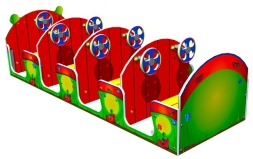 Игровой макет Машинка Гусеничка ИМ244 для детских площадок, фото 2