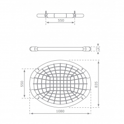 Качели-гнездо OVAL, фото 5
