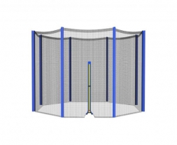 Батут DFC Trampoline Fitness 5ft наружн.сетка, синий (152см), фото 2