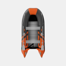 Gladiator B 330 AL LIGHT Оранжево-темносерый моторная лодка ПВХ Алюминиевый пайол, фото 1