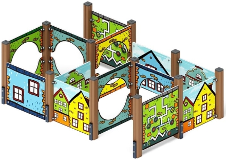 Лабиринт Кубик 3 (город) МФ 20.01.03-01, фото 1