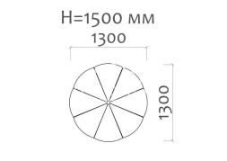Навес для песочницы 05302.21 для детской площадки, фото 4