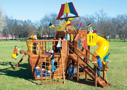 Детская площадка Rainbow Корабль Дизайн 2 для детской площадки, фото 5