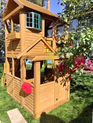 Детская площадка IgraGrad Клубный домик 3 с трубой, фото 6