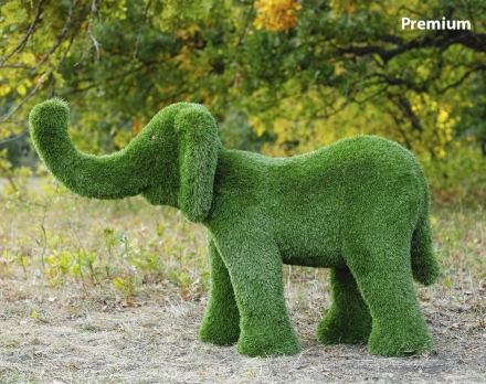 Топиари слон Патрик, средний - газон Premium, фото 2