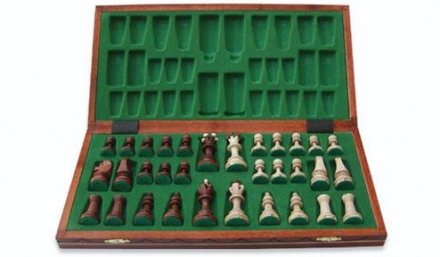 Шахматы &quot;Сенатор&quot; (Польша, дерево, 42х21х5см), фото 3