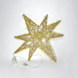 Световая фигура Звезда Рождественская плоская 1,2 м, фото 2