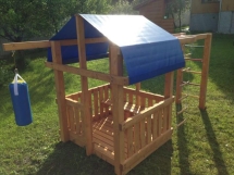 Детская игровая деревянная площадка для дачи "Мадрид 101" Детская игровая деревянная площадка для дачи "Мадрид 101"