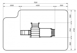 Паровозик (черный) - ДИК 1.03.5.01-02 - Игровой комплекс H=750, фото 6