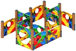 Лабиринт Кубик 3 (граффити) МФ 20.01.03-10, фото 2