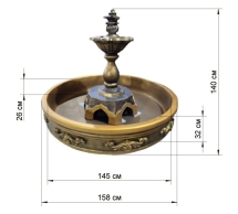 Фонтан Венеция бежевый