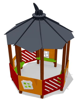 Беседка ВСТ 9523 для детской площадки, фото 2