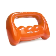 Гантель виниловая DB-103 1 кг, оранжевая