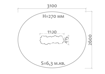 Скамейка детская 26004 для игровой площадки, фото 4