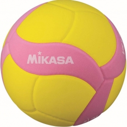 Мяч вол. &quot;MIKASA VS170W-Y-P&quot;, р.5, вес 160-180 г, FIVB Insp,синт.пена ТПЕ, клеен,18 пан,бут.кам,жел