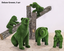 Топиари композиция Мишки на дереве, 5 шт - Deluxe Greeen, фото 1