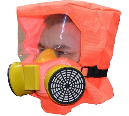 Универсальный фильтрующий малогабаритный самоспасатель Шанс Е (фильтры ФСЭ-С) усиленная модель 112345, фото 1