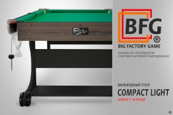 Бильярд BFG Compact Light 5 (Анкор+черный), фото 10 Бильярд BFG Compact Light 5 (Анкор+черный), фото 10