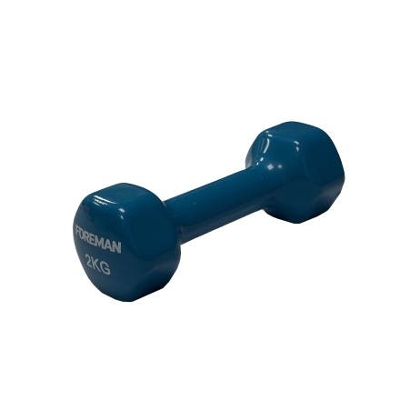 Виниловые гантели для аэробики FOREMAN IVD-KG 2 кг пара, фото 1