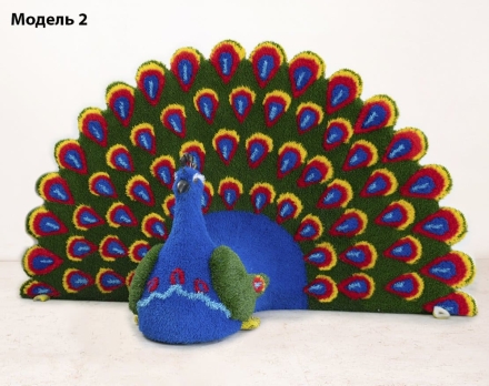 Топиари павлин Радужный Модель 2- газон Eco, фото 1