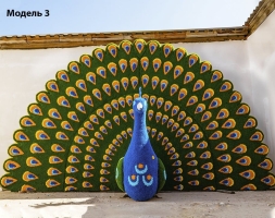 Топиари павлин Радужный Модель 2- газон Eco, фото 7