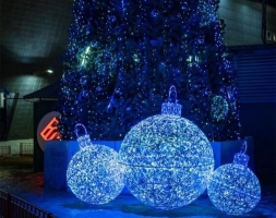 Световая композиция Ёлочные игрушки, фото 2