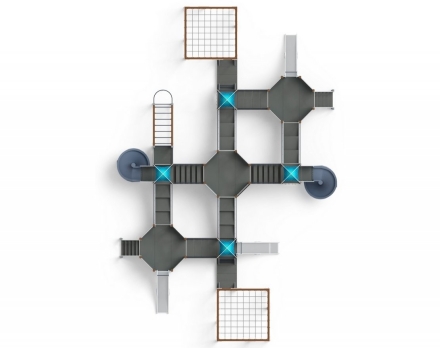 Детская игровая площадка Морской ДИК 2.17.08-01 H=1200 H=2000, фото 5