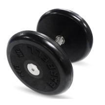 Гантель Barbell 8 кг классик с вращающейся ручкой хром