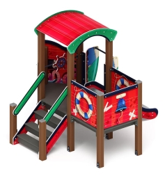 Катерок (Мульт) - ДИК 1.03.3.01-10 - Игровой комплекс H=750, фото 4