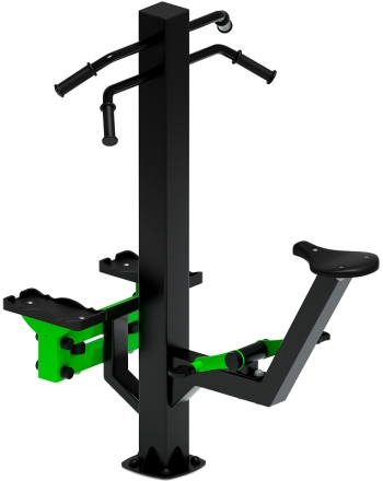 Степ+Вело (зеленый) - Уличный тренажер - СТ 018-12.И1 , фото 3