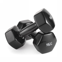 Гантель неразборная 9 кг винил, фото 2 Гантель неразборная 9 кг винил, фото 2