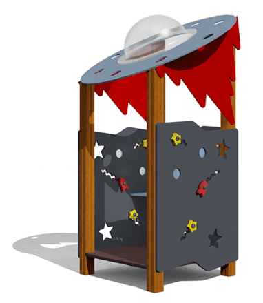 Игровой домик ВСТ 4102 для детской площадки, фото 1