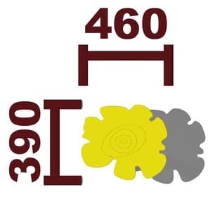 Песочный столик Цветок h 590 мм 02019.21 для детской площадки, фото 4