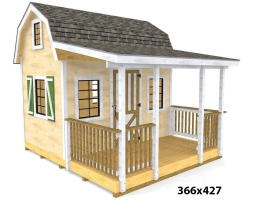 Игровой домик TORUDA WOOD Амбар 16, фото 1 Игровой домик TORUDA WOOD Амбар 16, фото 1