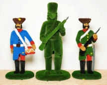 Топиари Композиция гусары, микс - газон Eco + Deluxe