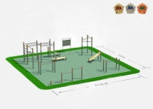 Спортивная площадка для Workout СП-5 Спортивная площадка для Workout СП-5