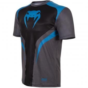 Футболка Venum Predator Dry Tech - Black/Cyan, фото 2