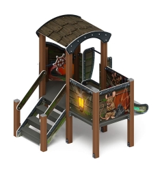 Катерок (Летучий Голландец) - ДИК 1.03.3.01-11 - Игровой комплекс H=750, фото 3