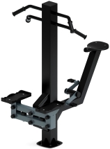 Степ+Вело (серый) - Уличный тренажер - СТ 018-13.И1