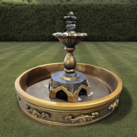 Фонтан Венеция в золоте, фото 1