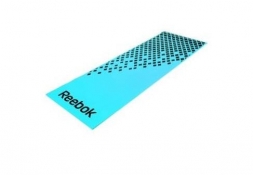 Тренировочный коврик (мат) для фитнеса мягкий Reebok (голубой-черный) RAMT-12235BL, фото 1