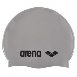 Шапочка для плавания &quot;ARENA Classic Silicone Jr&quot;, детская, серебристый, силикон