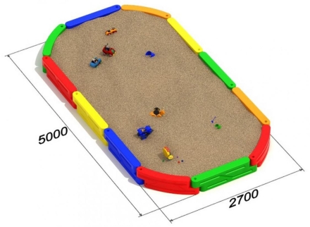 Песочница Колизей для детской площадки, фото 2