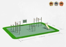 Спортивная площадка для Workout СП-6 Спортивная площадка для Workout СП-6